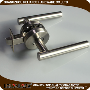 Heat resistant Passage stainless steel door handle with 63 mm customized cover door handle